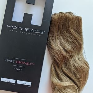 Hotheads NWT halo hair extensions 14"-16" Dark Ash Blonde- Natural Golden Blonde